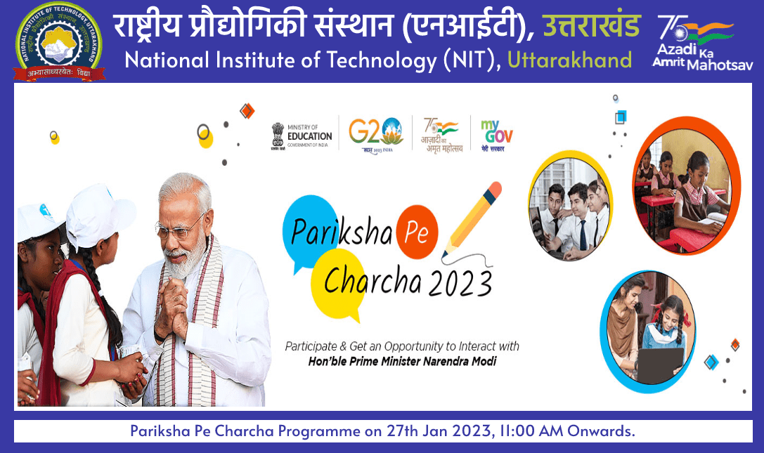 Pariksha Pe Charcha Programme on 27th Jan 2023, 11:00 AM Onwards.