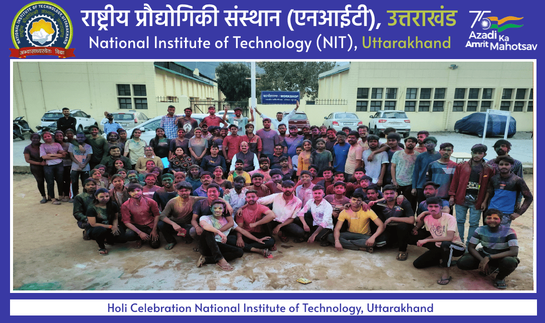 holi celebration NIT Uttarakhand